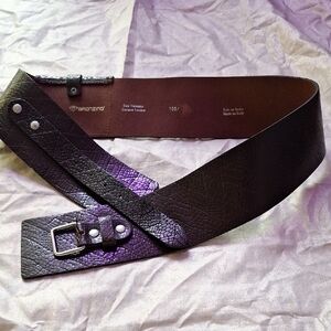 Dark Brown Women's Leather Belt